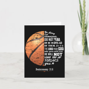 Christian Bysketbyll Deuteronomy Bible Verse Faith Card
