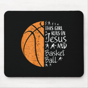 Christian Bysketbyll Gifts Women Teen Girls Jesus Mouse Mat