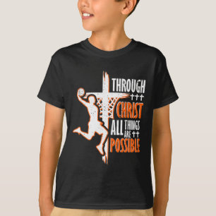 Christian Bysketbyll Jesus Christ Bysketbyll Relig T-Shirt