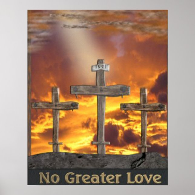 Christian Calvary art poster (Front)