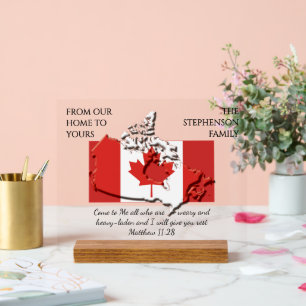 Christian Canada Labour Day Acrylic Sign