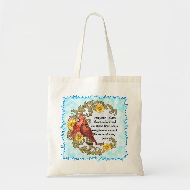 Christian Cardinals Talent Tote Bag (Front)