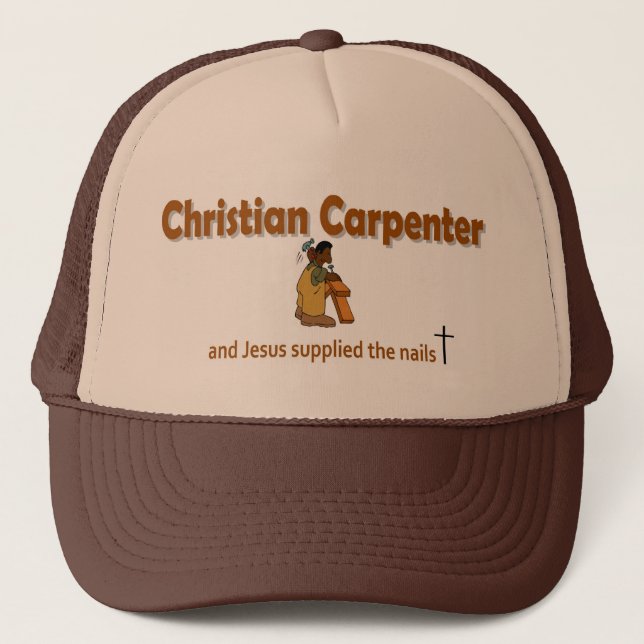 Christian Carpenter 2 gift design Trucker Hat (Front)