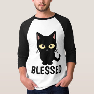 Christian CAT Lover T-shirts, BLESSED T-Shirt