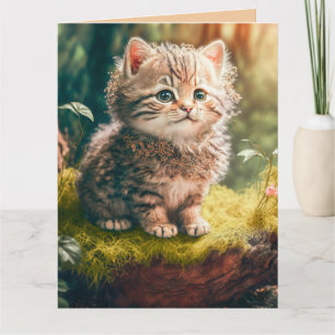 CHRISTIAN CAT THINKING OF YOU PHILIPPIANS 1:3  CARD