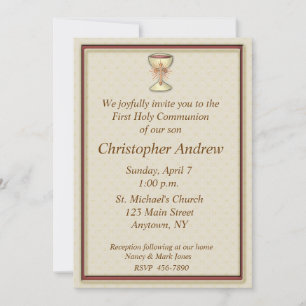 Christian Chalice Invitation