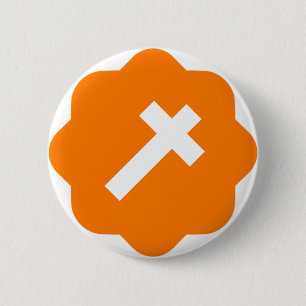 Christian Checkmark 6 Cm Round Badge