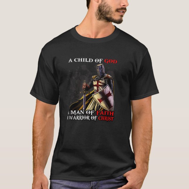 Christian Chi Rho Labarum Christogram Cross Faith T-Shirt (Front)