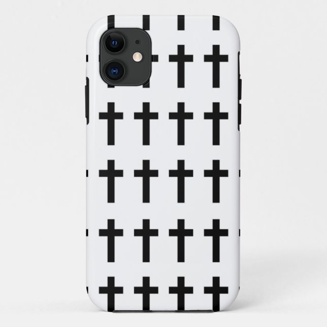 Christian Chic Pattern Case-Mate iPhone Case (Back)
