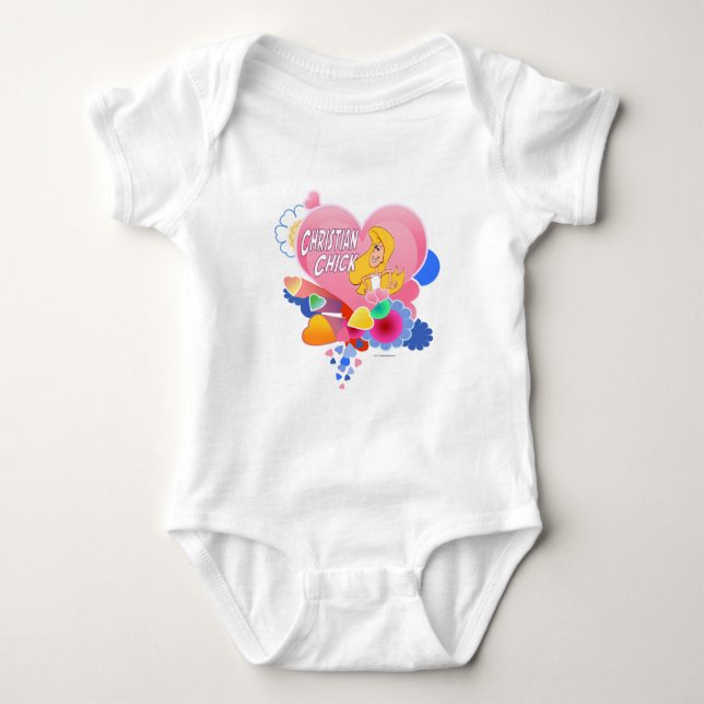 Christian Chick Baby Bodysuit (Front)