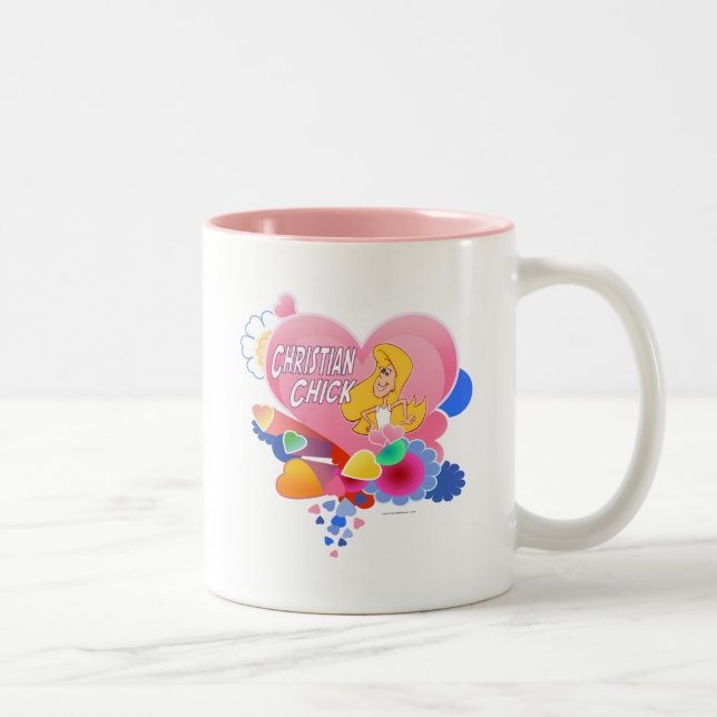 Christian Chick Two-Tone Coffee Mug (Right)