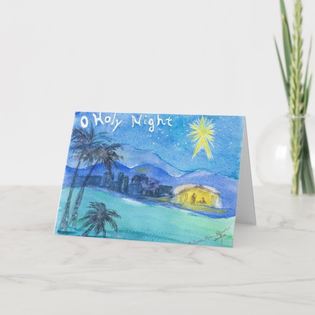 Christian Christmas Bethlehem Greeting card (Front)