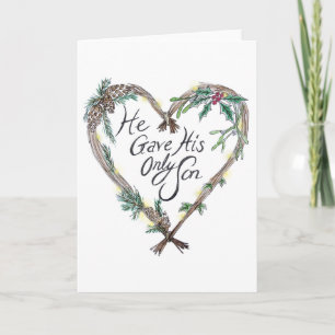 Christian Christmas card