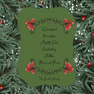 Christian Christmas Card