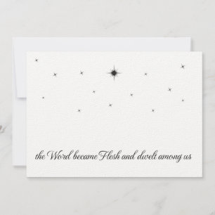 Christian Christmas Card 2023 Simple Design