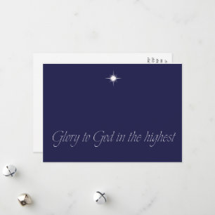 Christian Christmas Card Beautiful Simple
