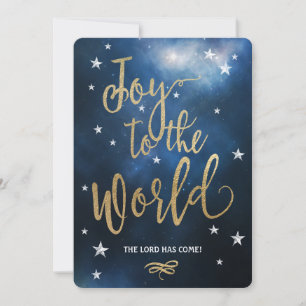 Christian Christmas Card Joy to the World!