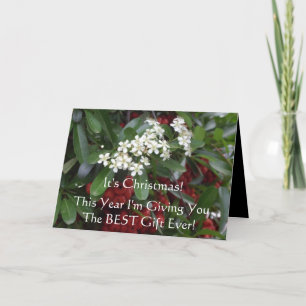 Christian Christmas Card with Gospel message