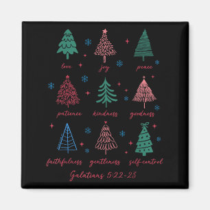Christian Christmas Galatians 5 22-23 Fruit Of The Magnet