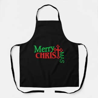 Christian Christmas Gift For Men & Women Merry Chr Apron