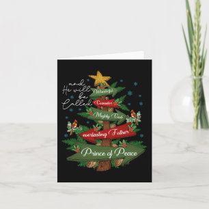 Christian Christmas He Will Be Called Wonderful Co Card