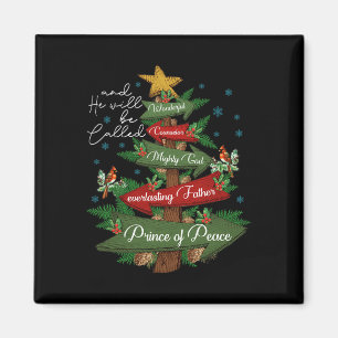 Christian Christmas He Will Be Called Wonderful Co Magnet