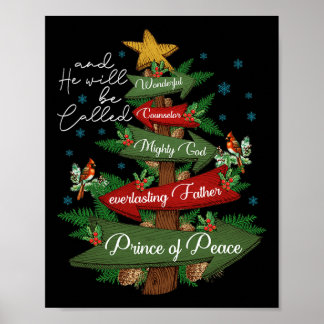 Christian Christmas He Will Be Called Wonderful Co Poster