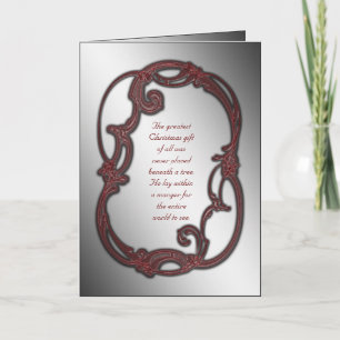 Christian Christmas Holiday Card