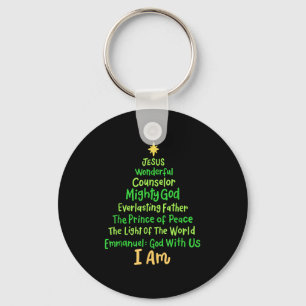 Christian Christmas Jesus Bible Names Xmas Tree Sh Key Ring