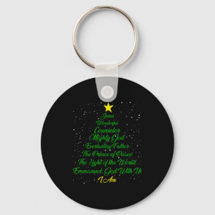 Christian Christmas Jesus Bible Names Xmas Tree Sh Key Ring