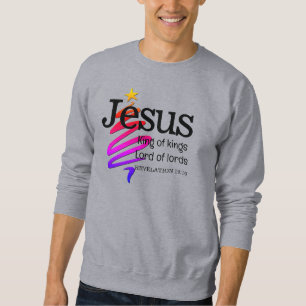 Christian Christmas JESUS KING OF KINGS Sweatshirt