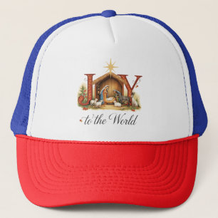 Christian Christmas Joy to the World: The Story Be Trucker Hat