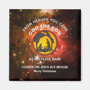 Christian Christmas Nativity Magnet