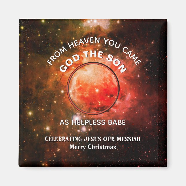 Christian Christmas Nativity Magnet (Front)