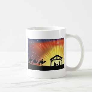 Christian Christmas Nativity Scene Coffee Mug