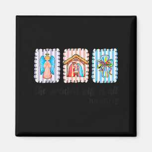 Christian Christmas Nativity Scene Jesus Faith Bel Magnet