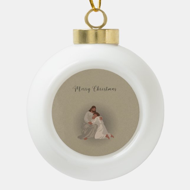 Christian Christmas Ornament  (Front)