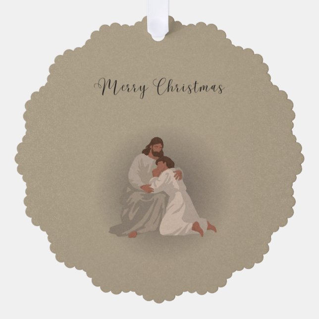 Christian Christmas Ornament Card  (Front)