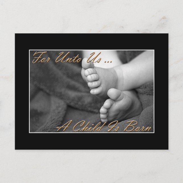 Christian Christmas Post Card (Front)