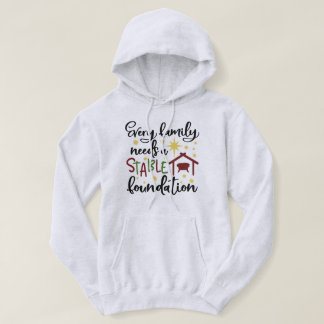 Christian Christmas Religious Funny Family Hoodie