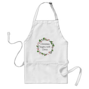 Christian Christmas Scripture  Scripture Standard Apron