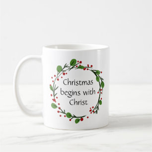 Christian Christmas Scripture Sticker Scripture Coffee Mug