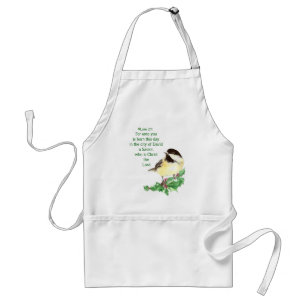 Christian Christmas Scripture Sticker Scripture Standard Apron
