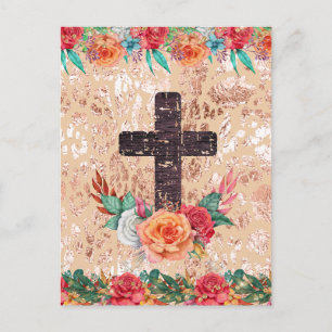 Christian Church Cross Easter Jesus Baptist Love  Postcard