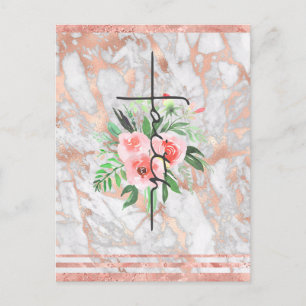 Christian Church Cross Easter Jesus Baptist Love Postcard