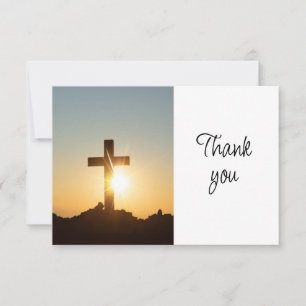 Christian Church Jesus Event Volunteer Thank You Card