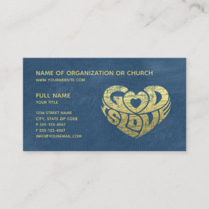 Christian Church Pastor   Religious Ministry Appointment Card