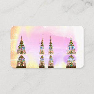Christian Church Stained Glass Business Cards