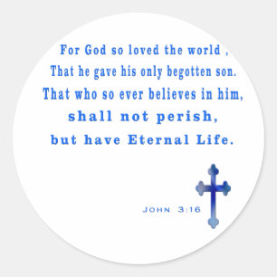 Christian Classic Round Sticker