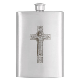 Christian Classical Cross Hip Flask